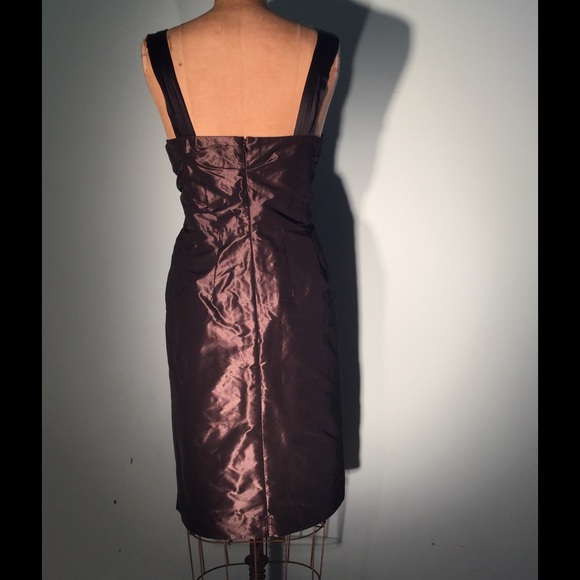 Banana Republic aubergine tafetta cocktail… - Picture 4 of 4